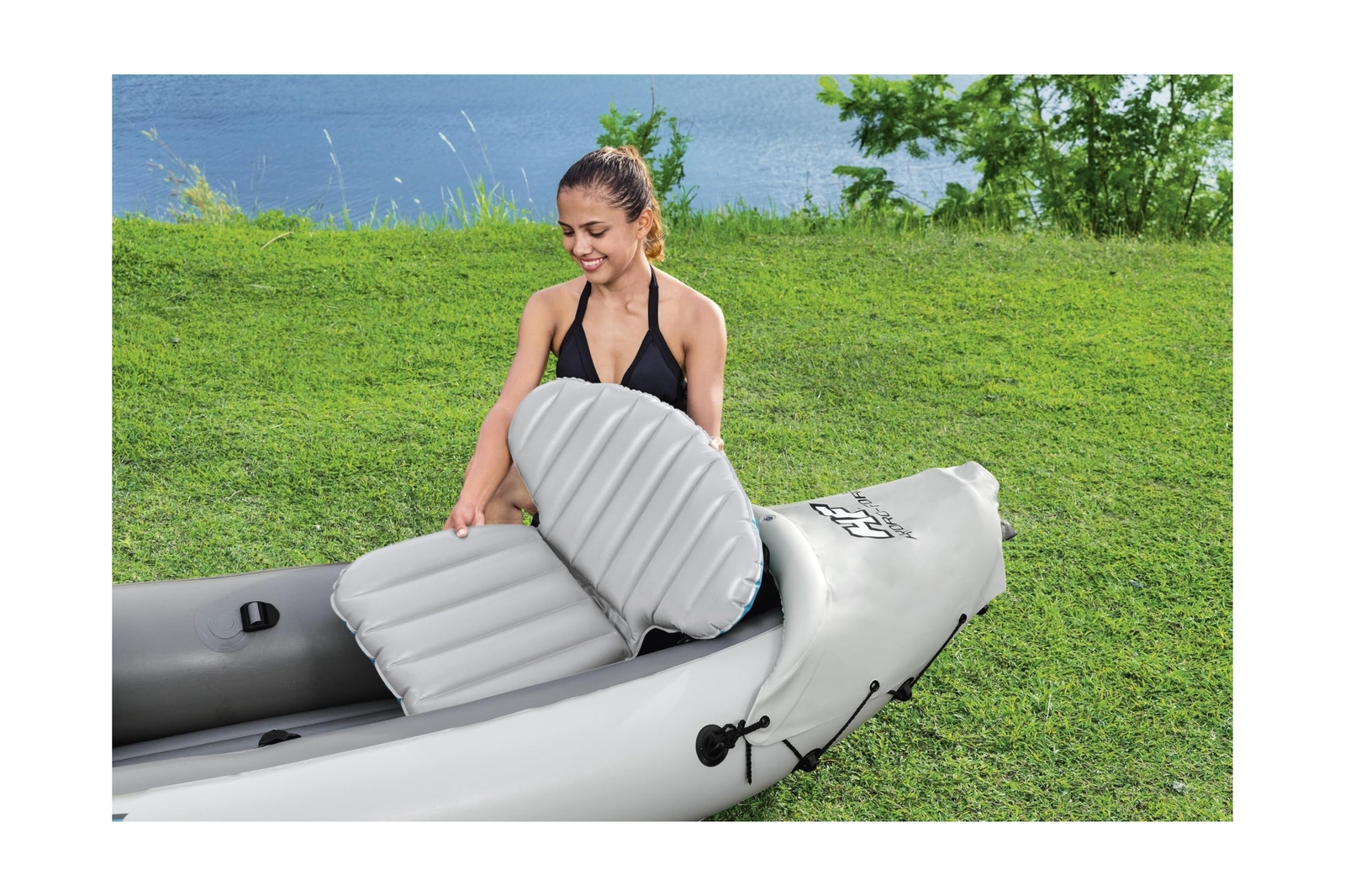 Bestway Hydro Force Inflatable Kayak Set | Includes Seat, Paddle, Hand Pump, …