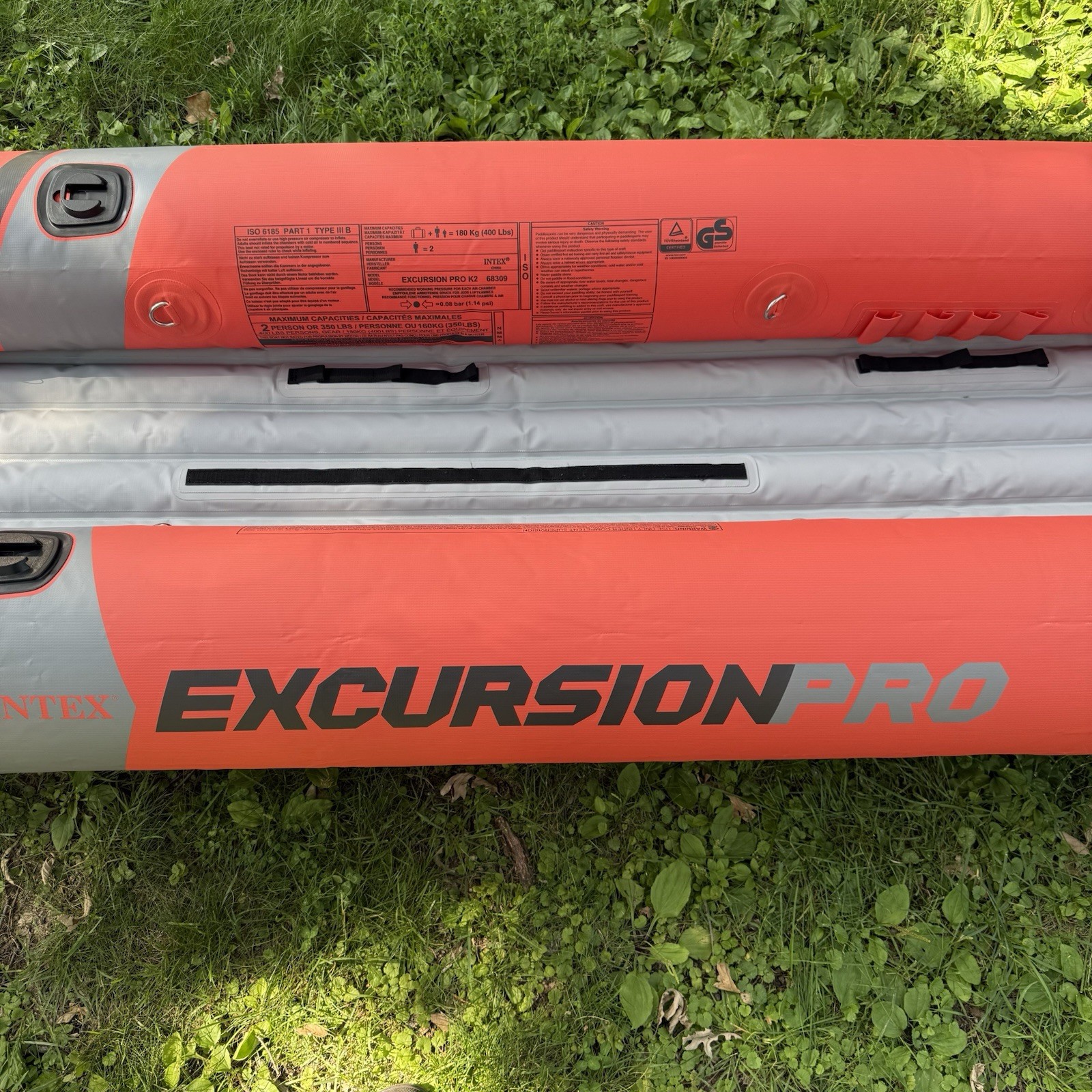 Intex Excursion Pro K2 Inflatable Kayak 2-Person Fishing Boat Orange – Hull Only