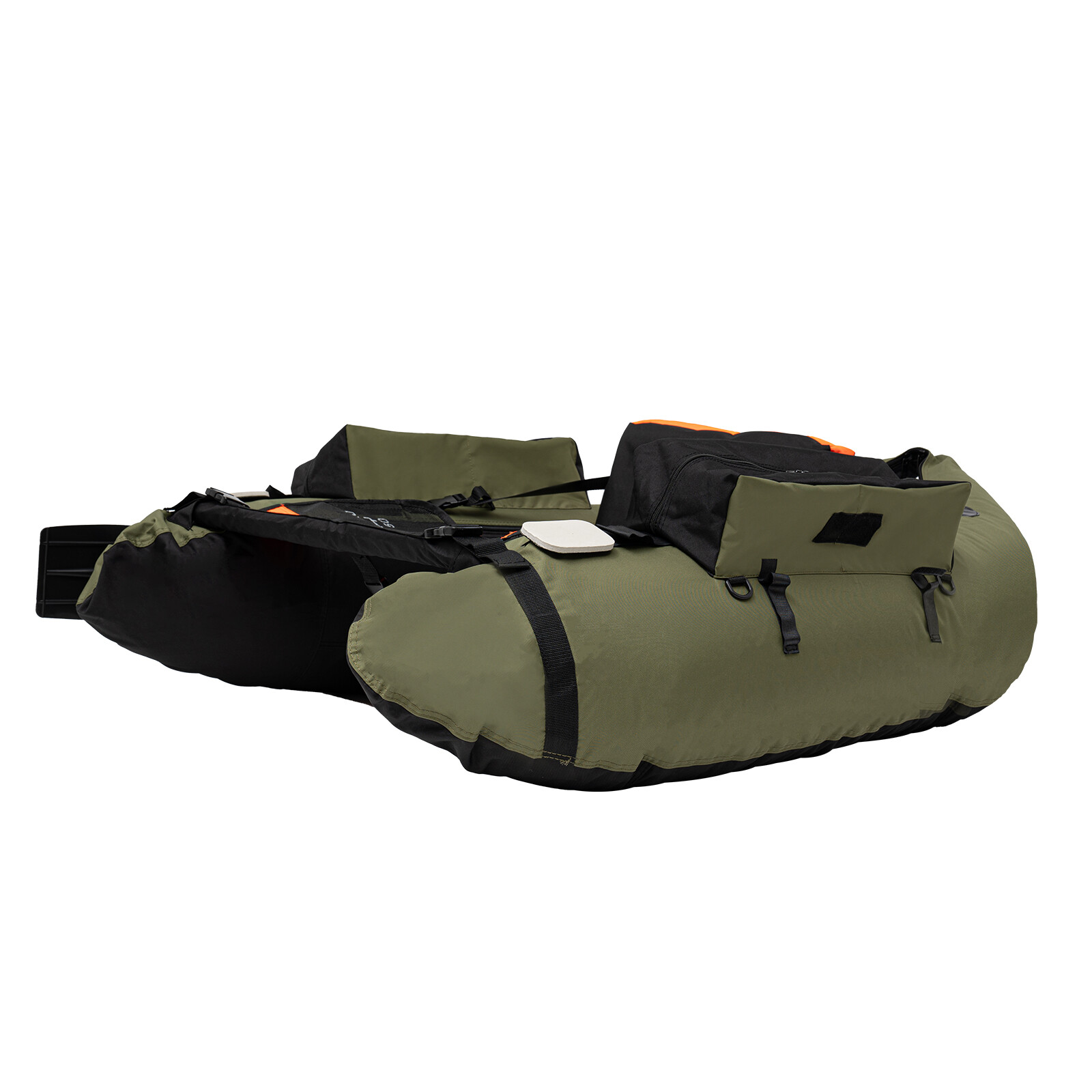 Inflatable Boat-Lightweight, Portable 1 Person Fishing Boat with Hand Air Pump