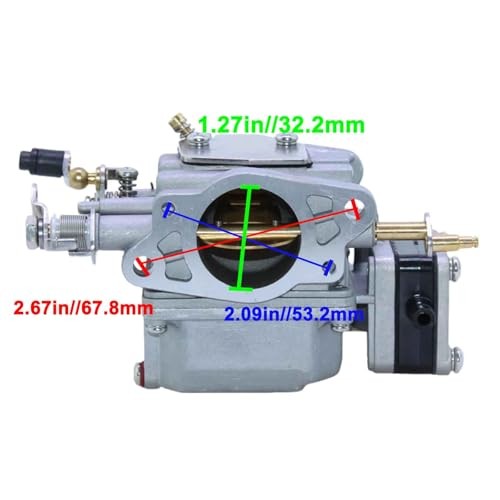 Boat Motor Carburetor 6L2-14302-11 for Yamaha 2-Stroke 20HP 25HP Outboard |