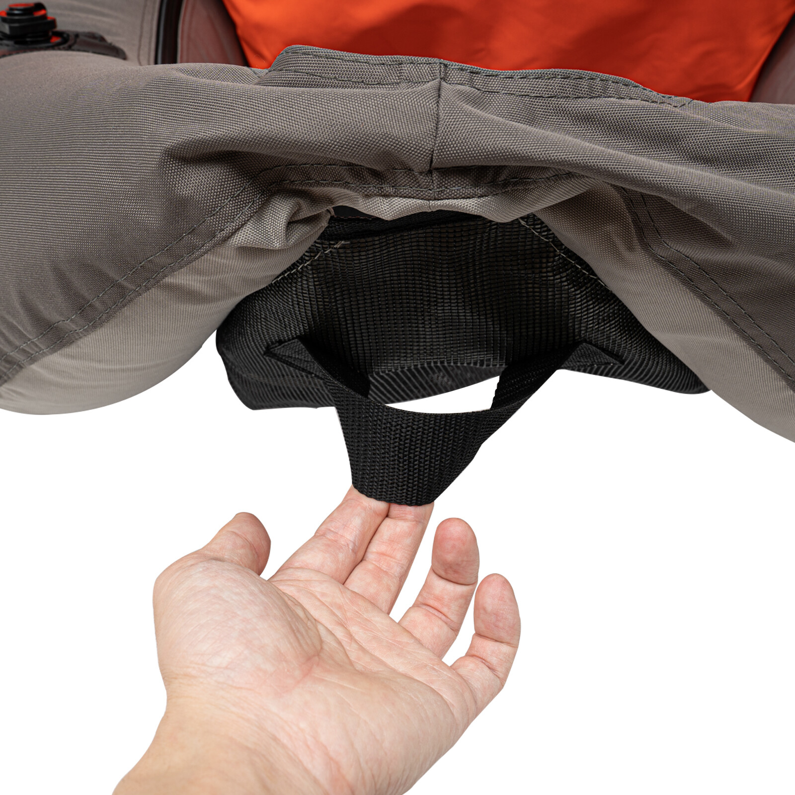 Inflatable Fishing Boat Foldable With Adjustable Backrest Seat Gray 130kg