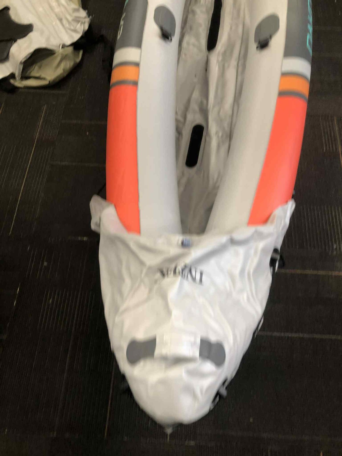 Intex Dakota K2 2 Person Vinyl Inflatable Kayak and Accessory Kit w/ Oars & Pump