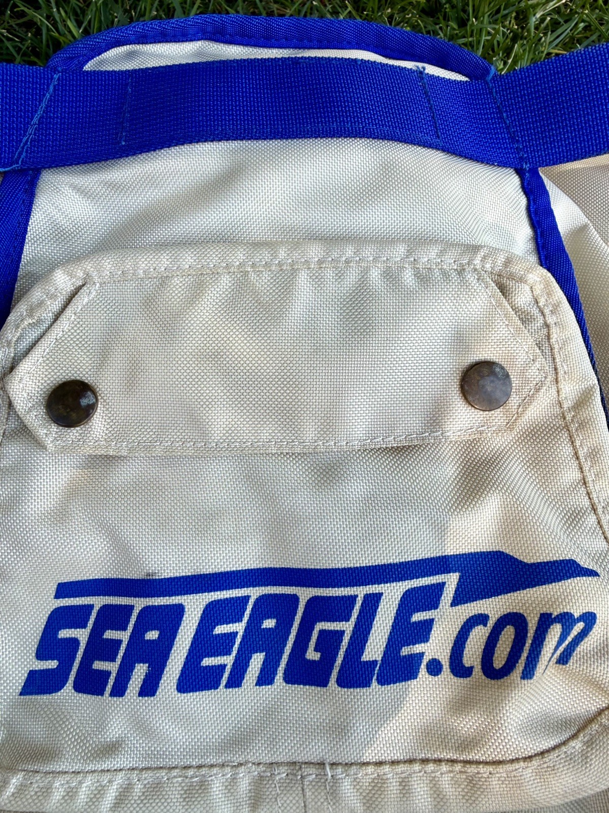 Sea Eagle Deluxe Inflatable Seats (2) w/Pump, Deck Bag, Skeg & Patch kit