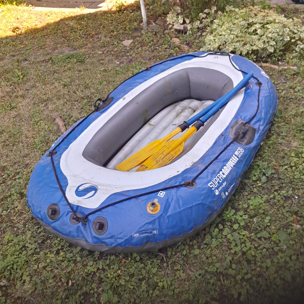 Sea Eagle SE370 Inflatable Kayak Blue/Gray MPN SE370