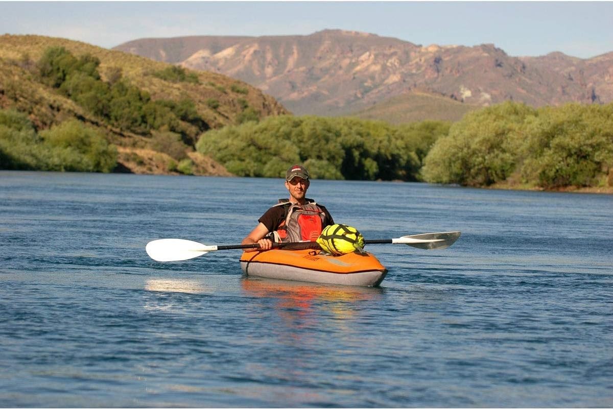 Durable Lagoon1 Inflatable Kayak: 250 lb Capacity & Quick Setup for Adventurers