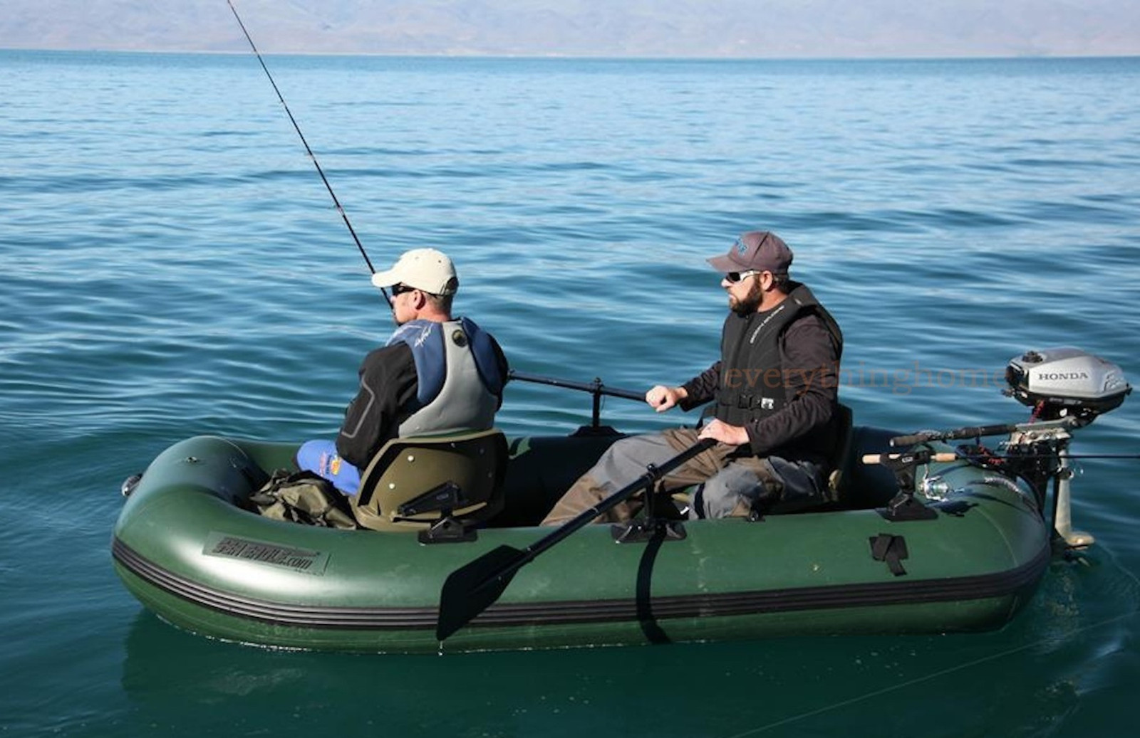 Sea Eagle STS10 Pro Package Stealth Stalker Inflatable Fishing Boat Motor Mount