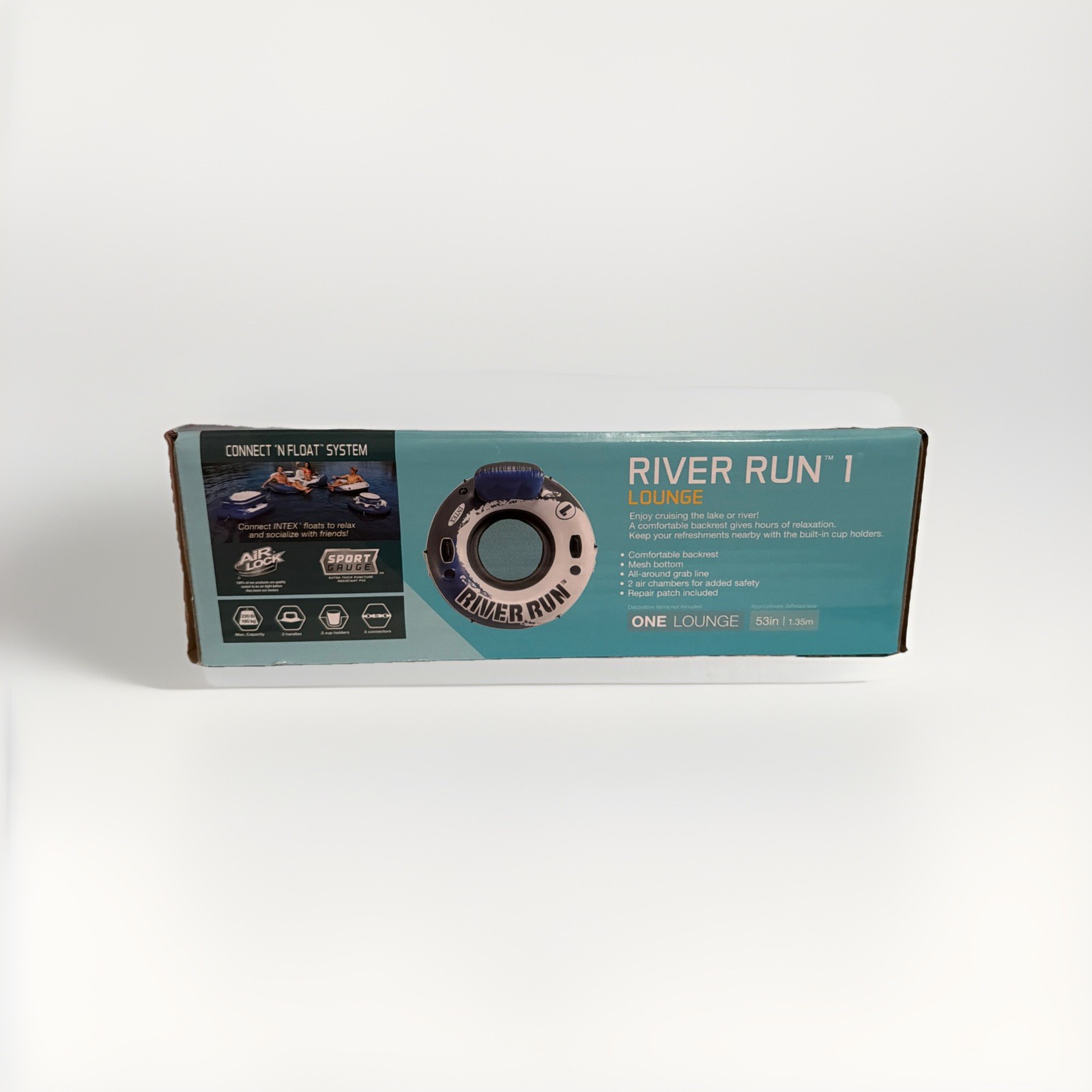 Intex River Run I Sport Lounge 53 inch Inflatable Water Float