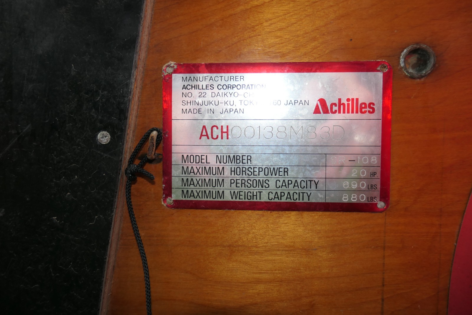achilles inflatable boat for sale