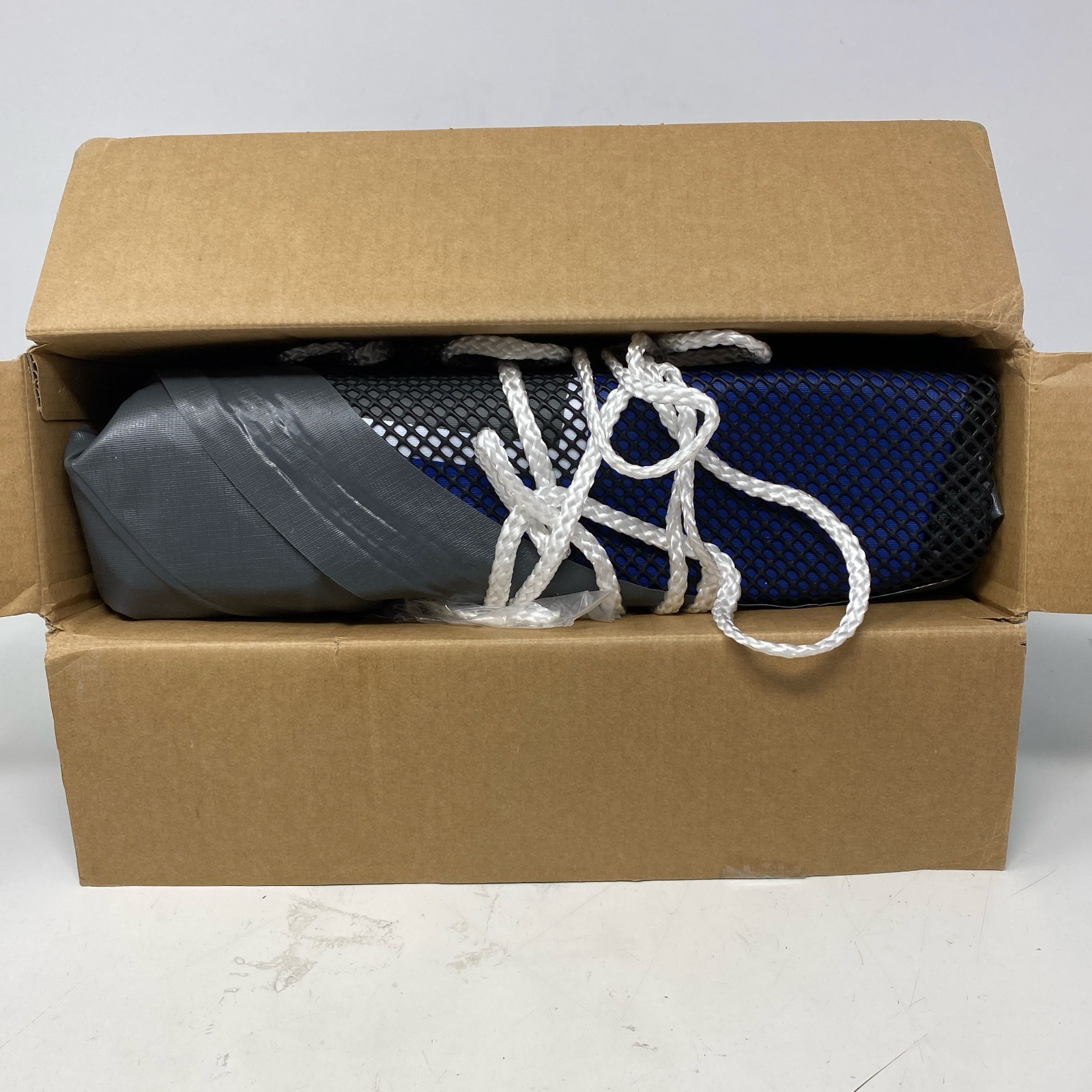 Intex River Run 1 Blue/White 53in Inflatable Tube w/ Backrest & Cups