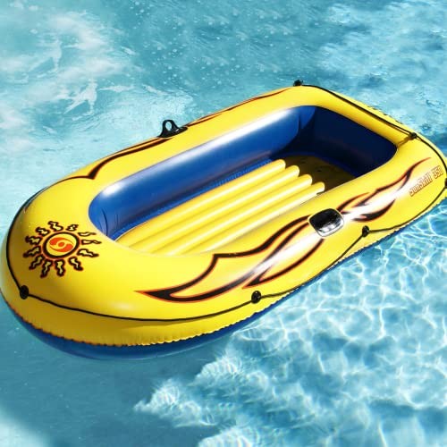 SOLSTICE Inflatable Boat Rafts 3 Person for Adults & Kids 3-Person (Boat Only)
