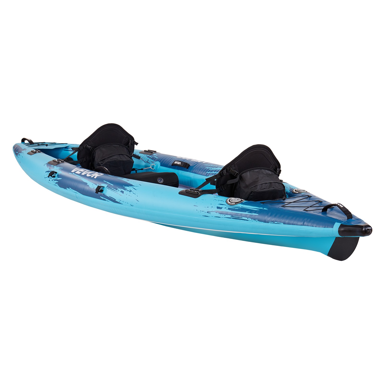 VEVOR Inflatable Kayak 2-Person Inflatable Recreational Kayak 700LBS Capacity