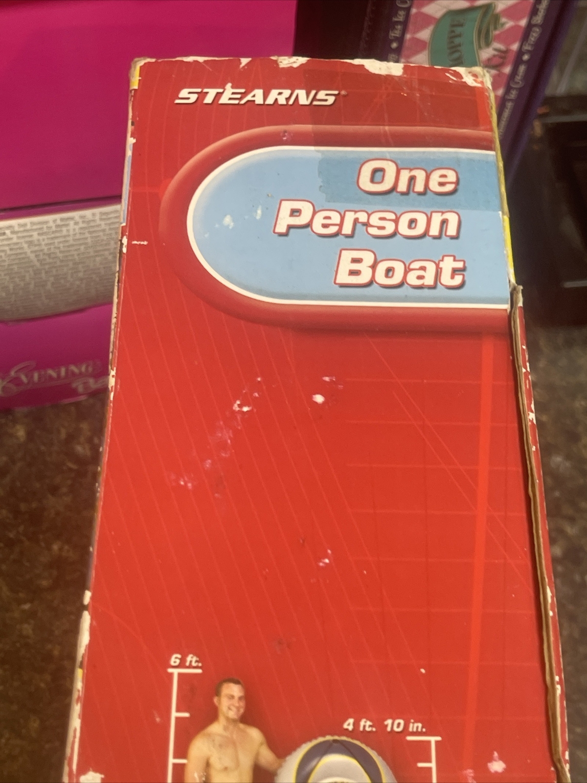 Stearns Inflatable One Person Boat Lightweight Design New Fast Shipping