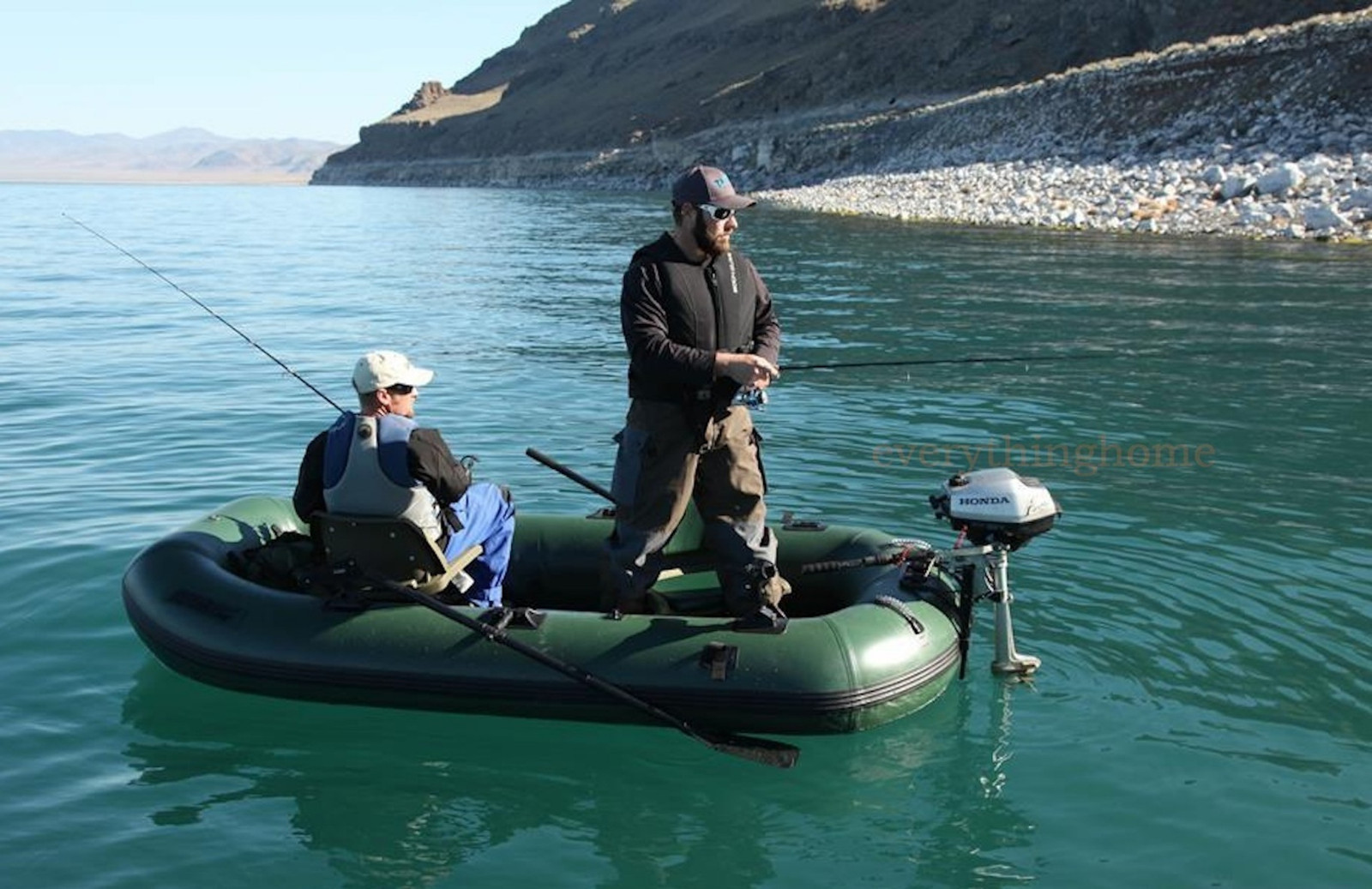 Sea Eagle STS10 Pro Package Stealth Stalker Inflatable Fishing Boat Motor Mount