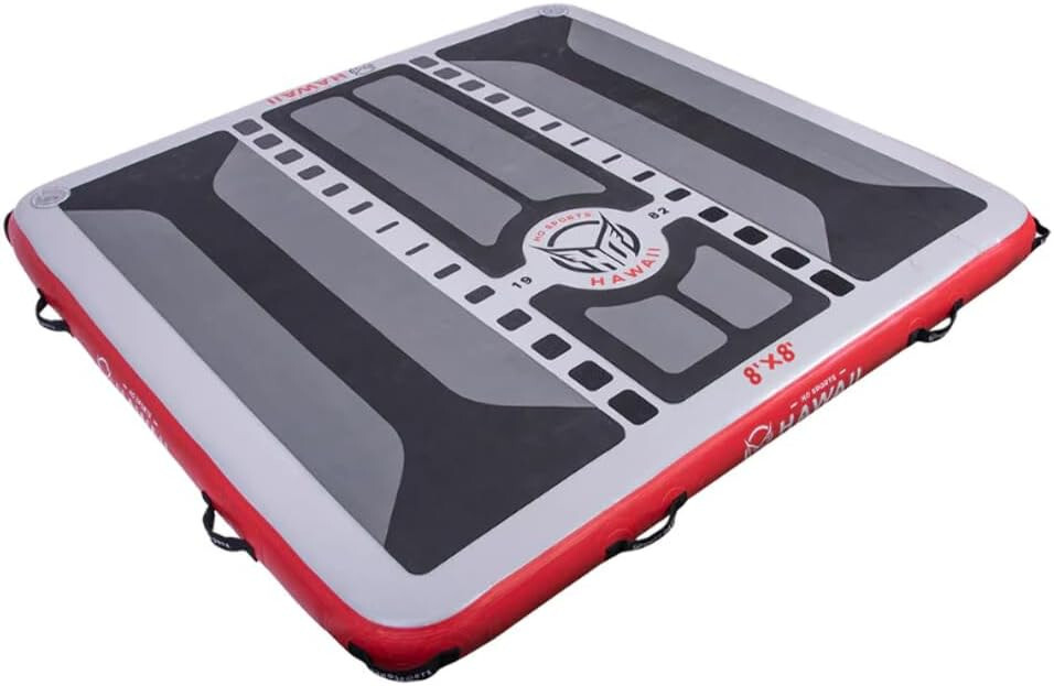 HO Hawaii Inflatable Dock Grey/Red 8Ft