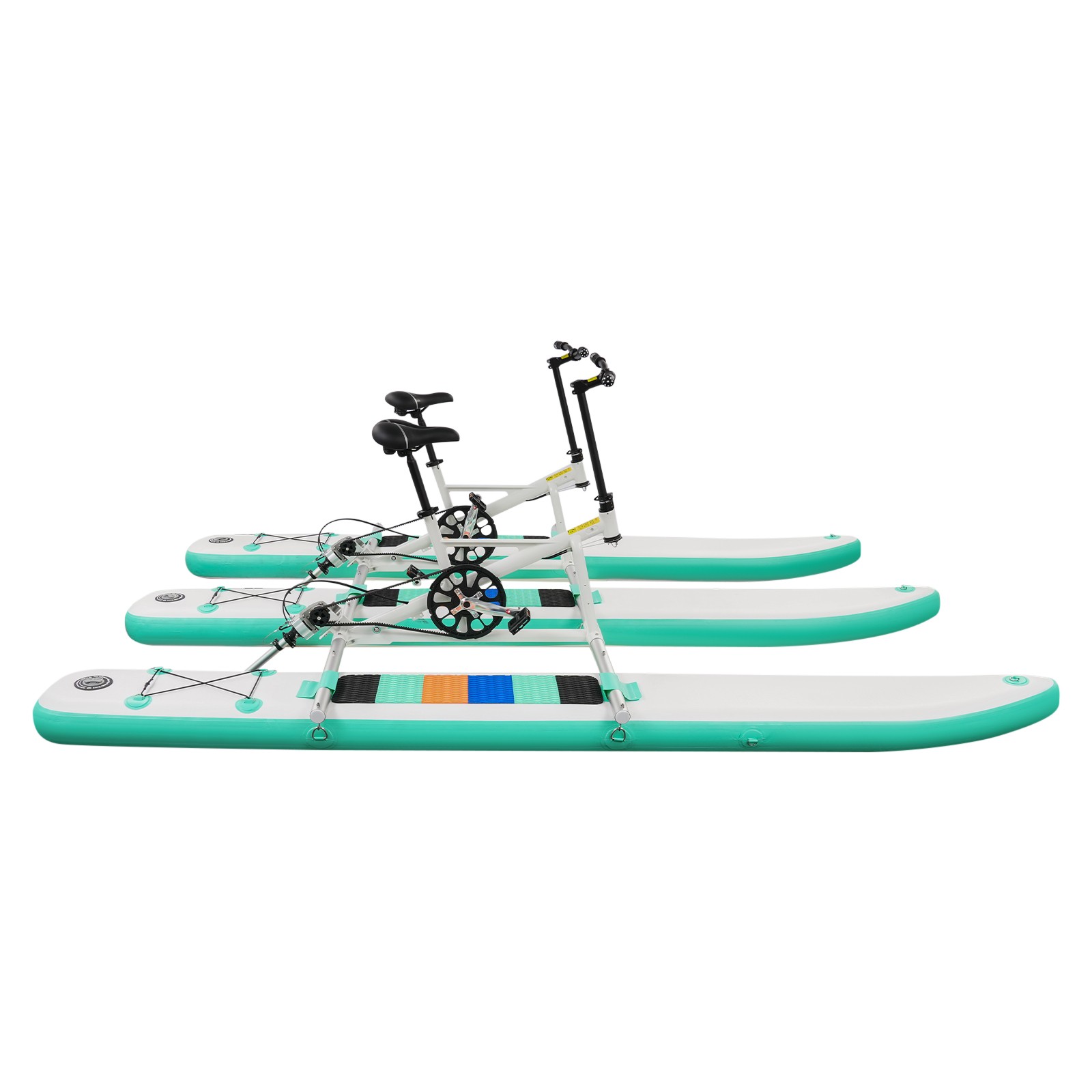 Inflatable pedal boat inflatable water bike water bike for 2 people for Lake/Sea