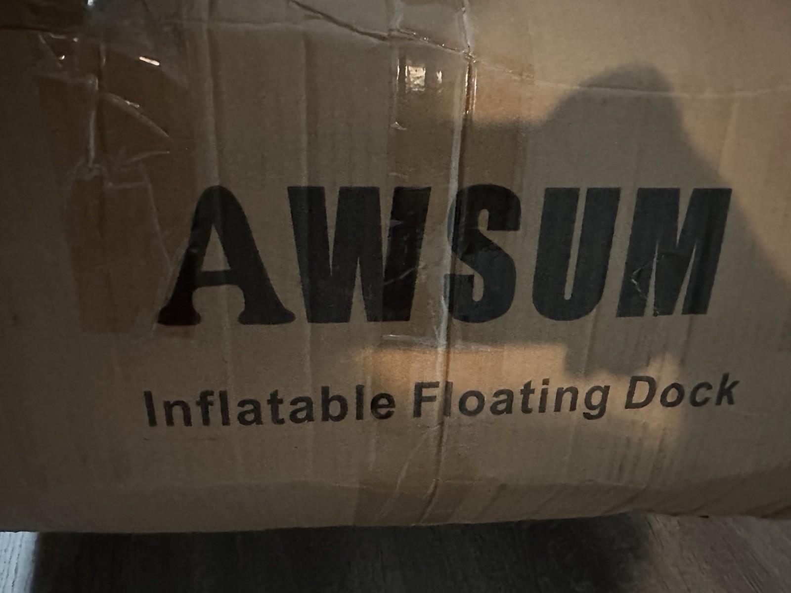 12’ X 6’ Inflatable Floating Dock Platform YELLOW