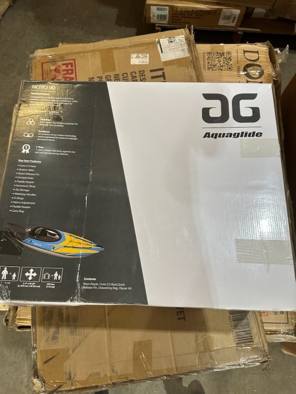 Aquaglide Noyo 90 Inflatable Kayak 1 Person Touring Kayak with Cover – NOYO90