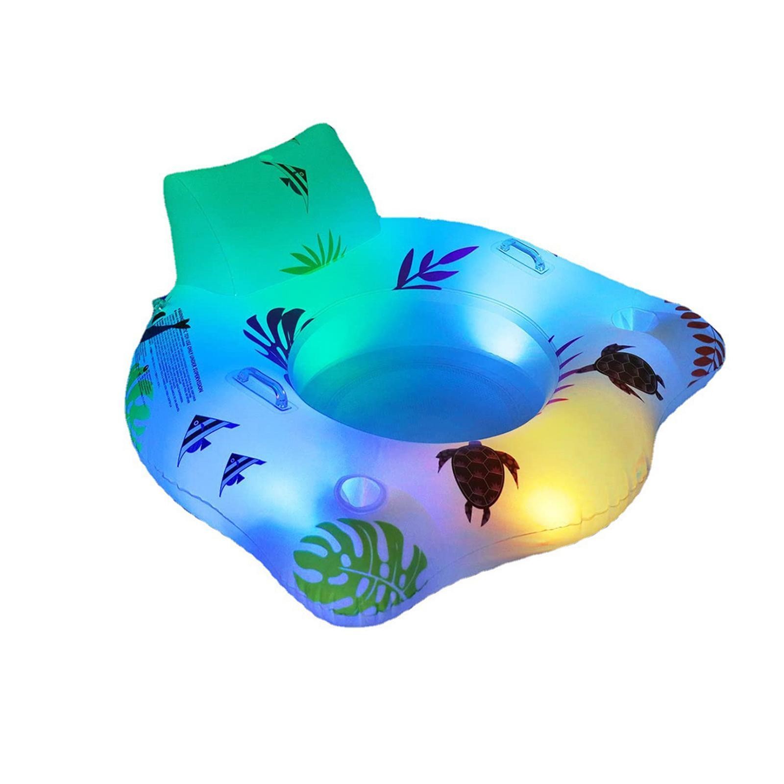 Pool Float Lounge Inflatable Pool Floats with Cup Holder