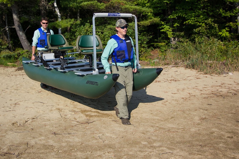 Sea Eagle 375fc FoldCat 2 Man Inflatable Fishing Boat – FREE S&H, 3 YR WARRANTY