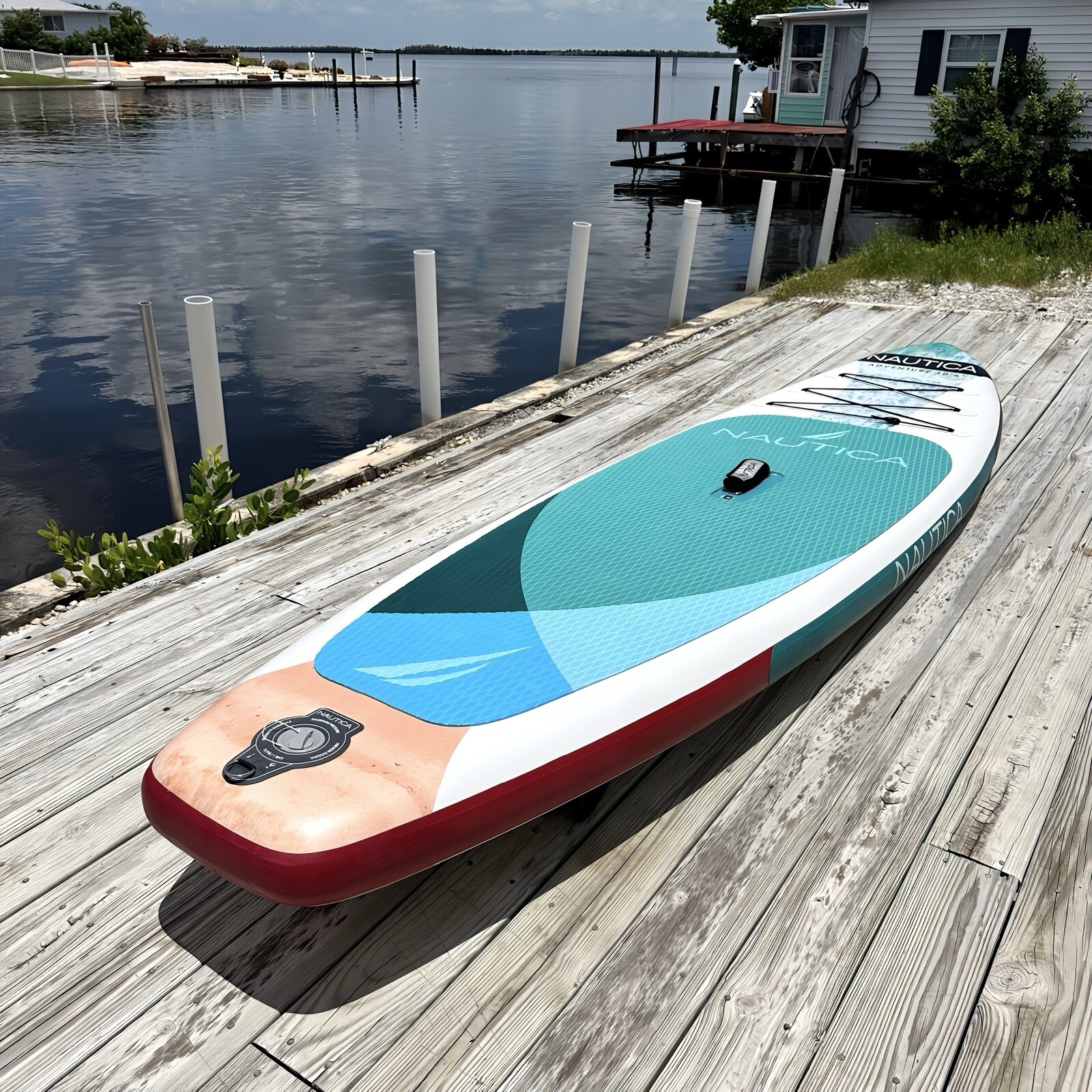 Nautica Adventure 10’6” Inflatable SUP Paddle Board | 33” Wide 325lb w/ Pump