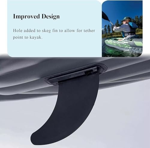 Skeg Fin Rudder for Intex Inflatable Kayaks – Standard Directional Fin, Fits K1