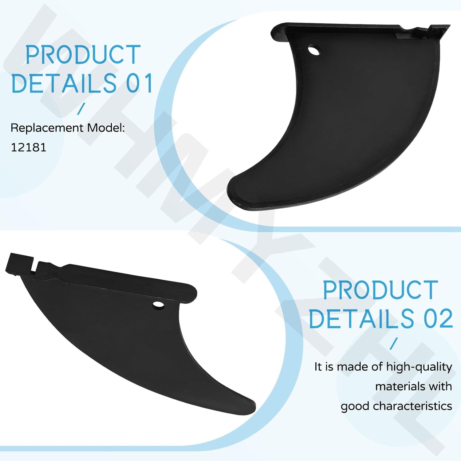 Skeg Fin Rudder for Inflatable Kayak Challenger K1 K2 Explorer K2 Replace 12181