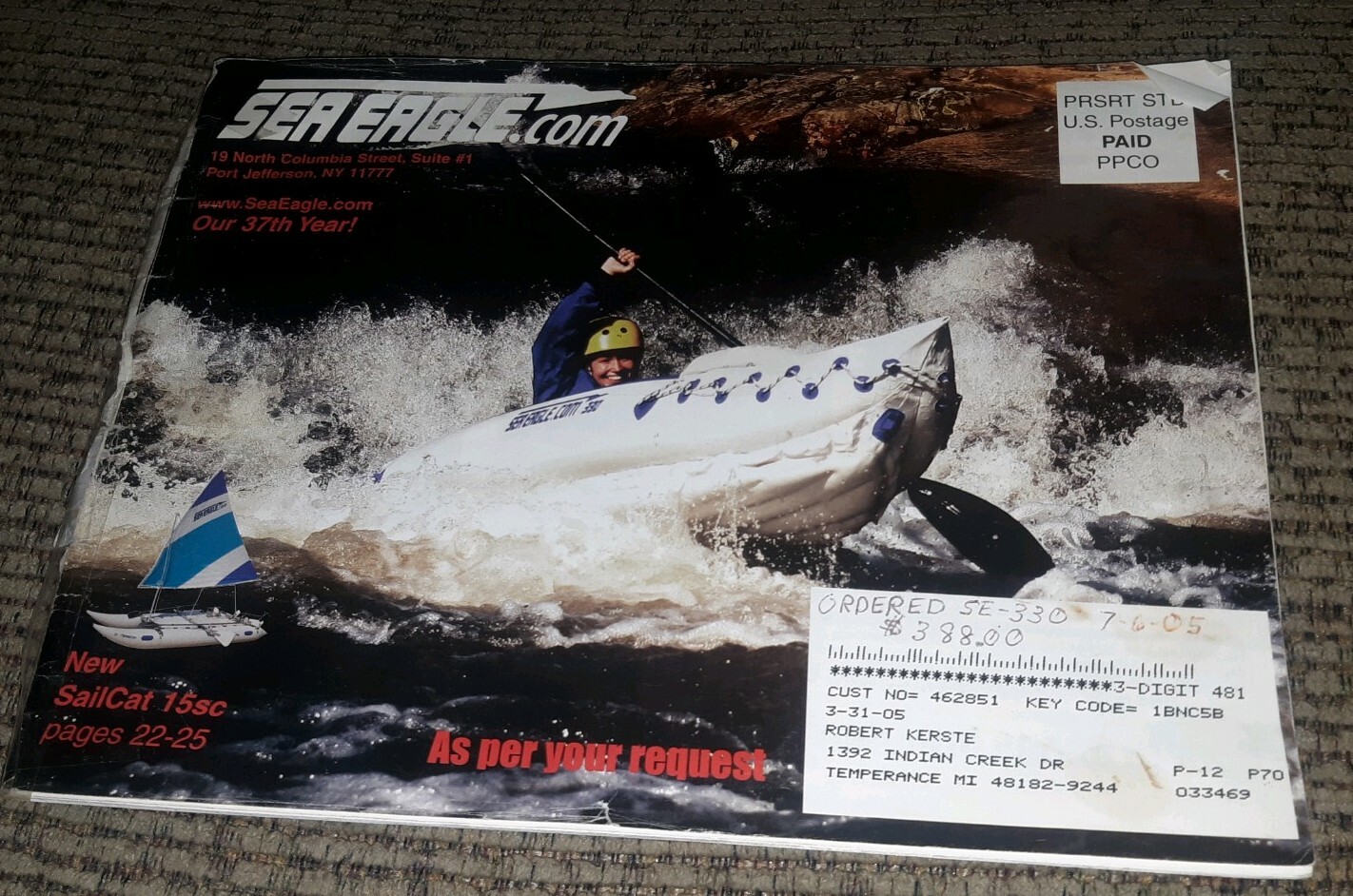 Sea Eagle spring 2005 CATALOG Inflatable Kayak boat Paddles Pump Accessories