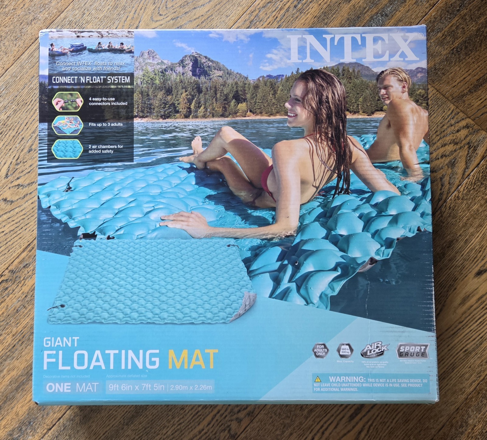 Intex – Giant Floating Mat (9.6’L x 7.5’W) – Item# 56841EP