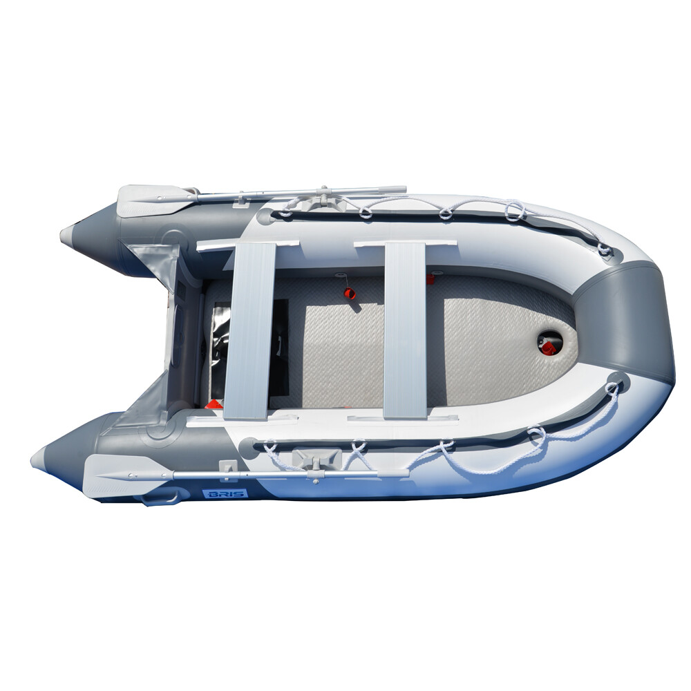 BRIS 9.8 ft Inflatable Boat Dinghy Yacht Tender Fishing Raft Pontoon W/Air Floor