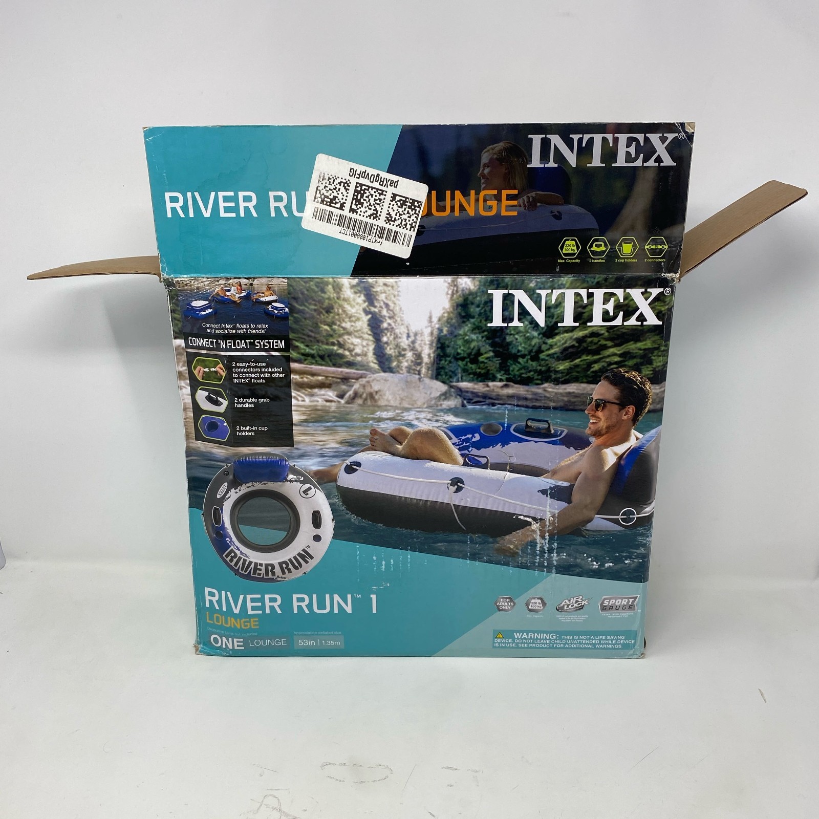 Intex River Run 1 Blue/White 53in Inflatable Tube