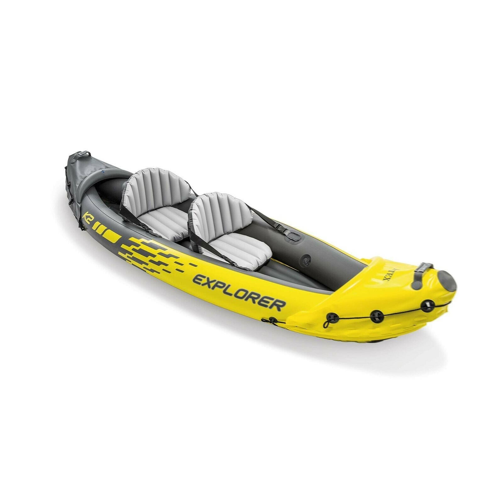 Intex Explorer K2 Kayak, 2-Person Inflatable Kayak Set with Aluminum Oars and…