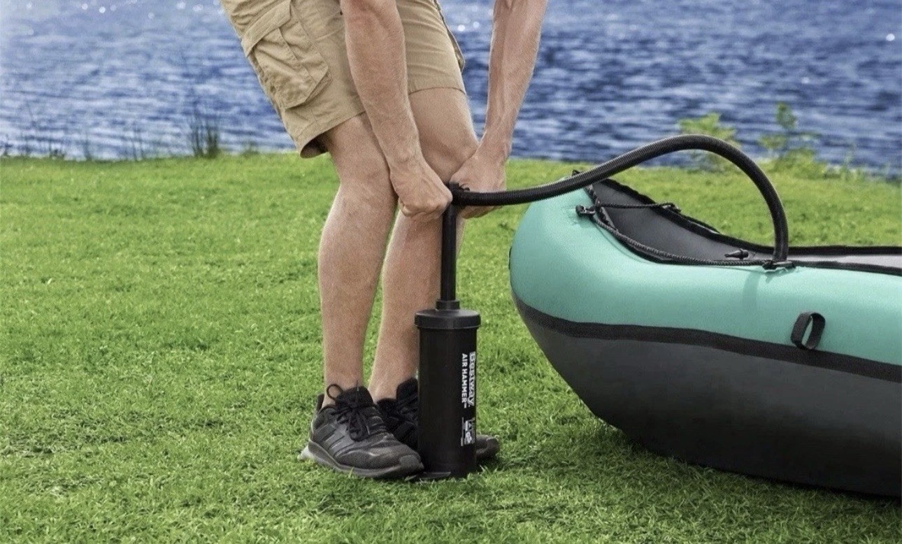 Bestway Hydro-Force Ventura Elite X1 Inflatable Kayak Set w/ Paddle Pump Bag