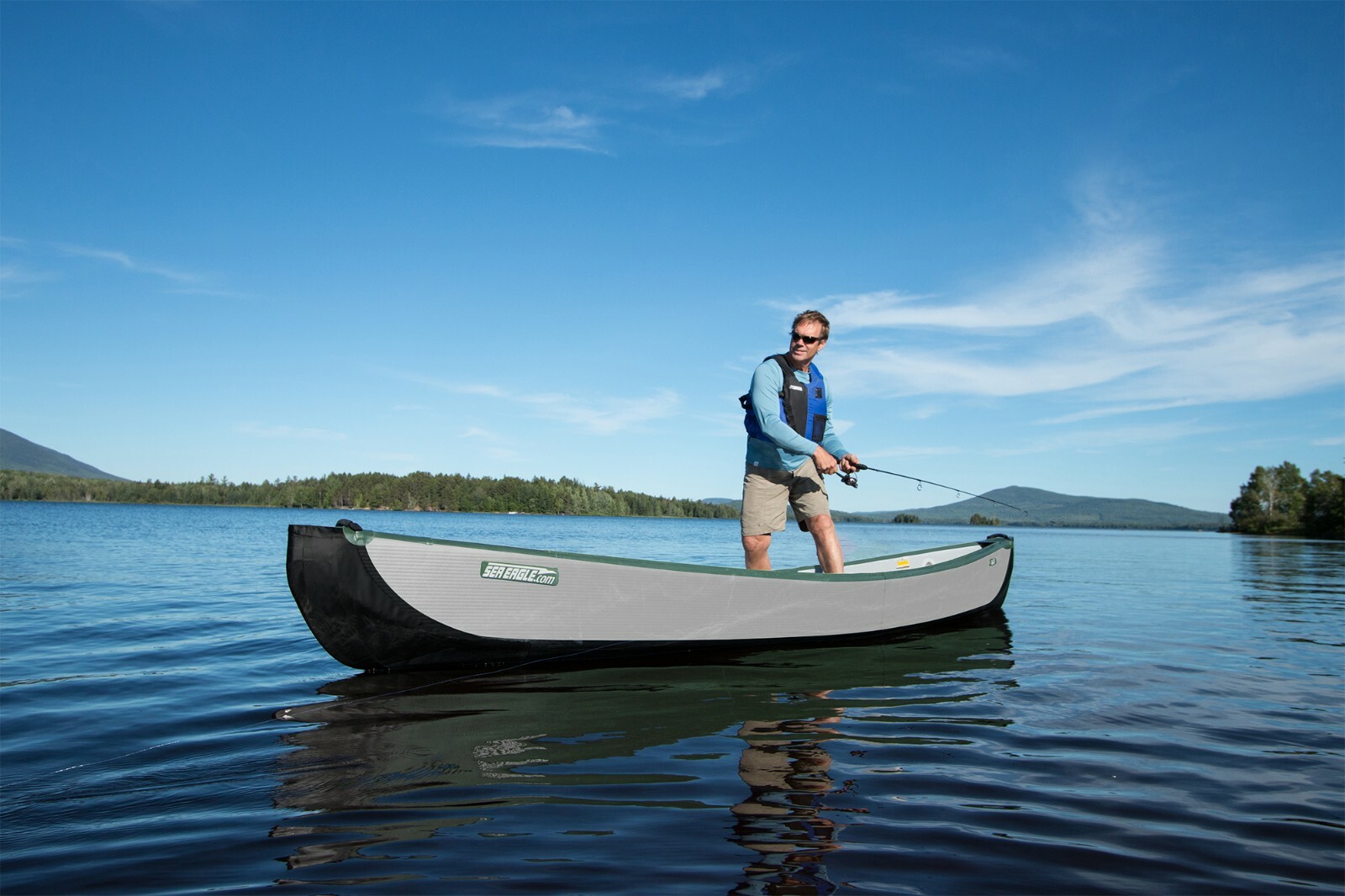 Sea Eagle Inflatable Travel Canoe 16ft 2-Person Package – FREE S&H, 3 Yr Warrant