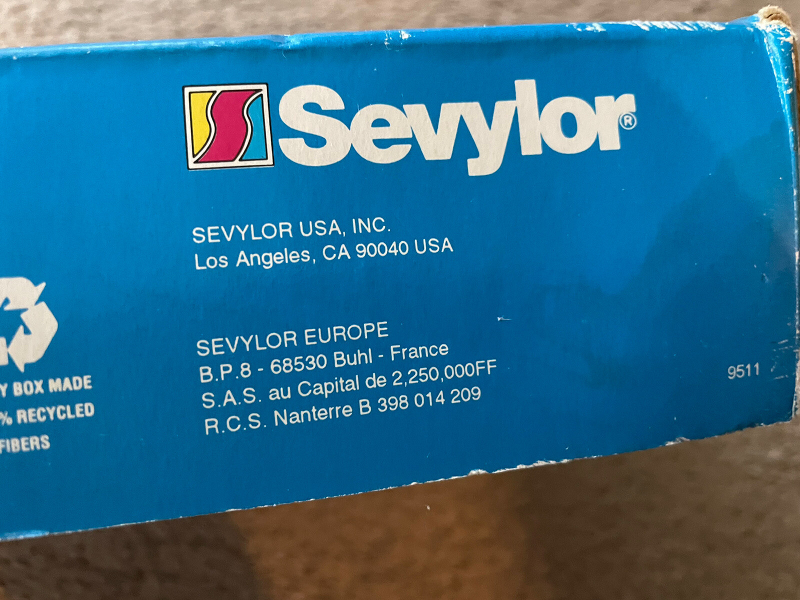 Vintage Sevylor Inflatable Raft Runabout Bench Seat H10TX Red New Old Stock