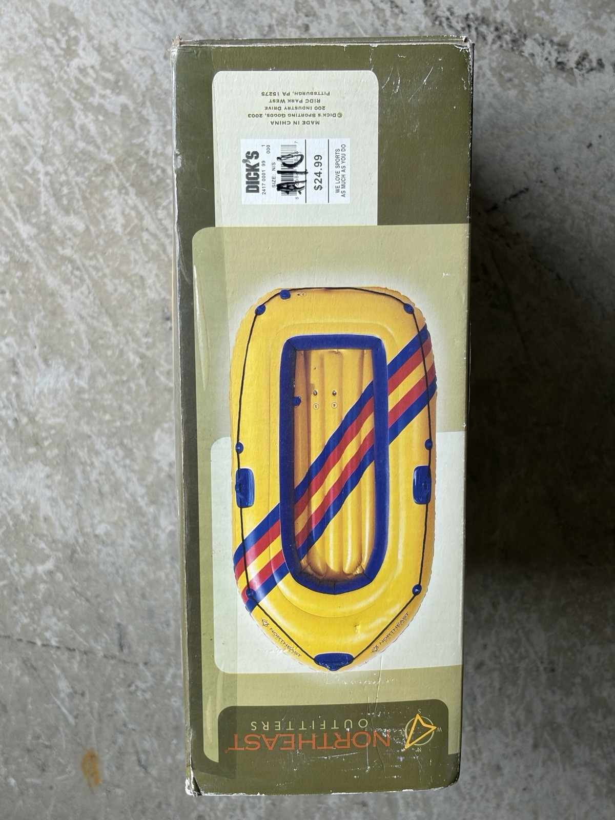 Vintage Northeast Outfitters 2 Person Inflatable Boat Raft Dick’s Sporting Goods