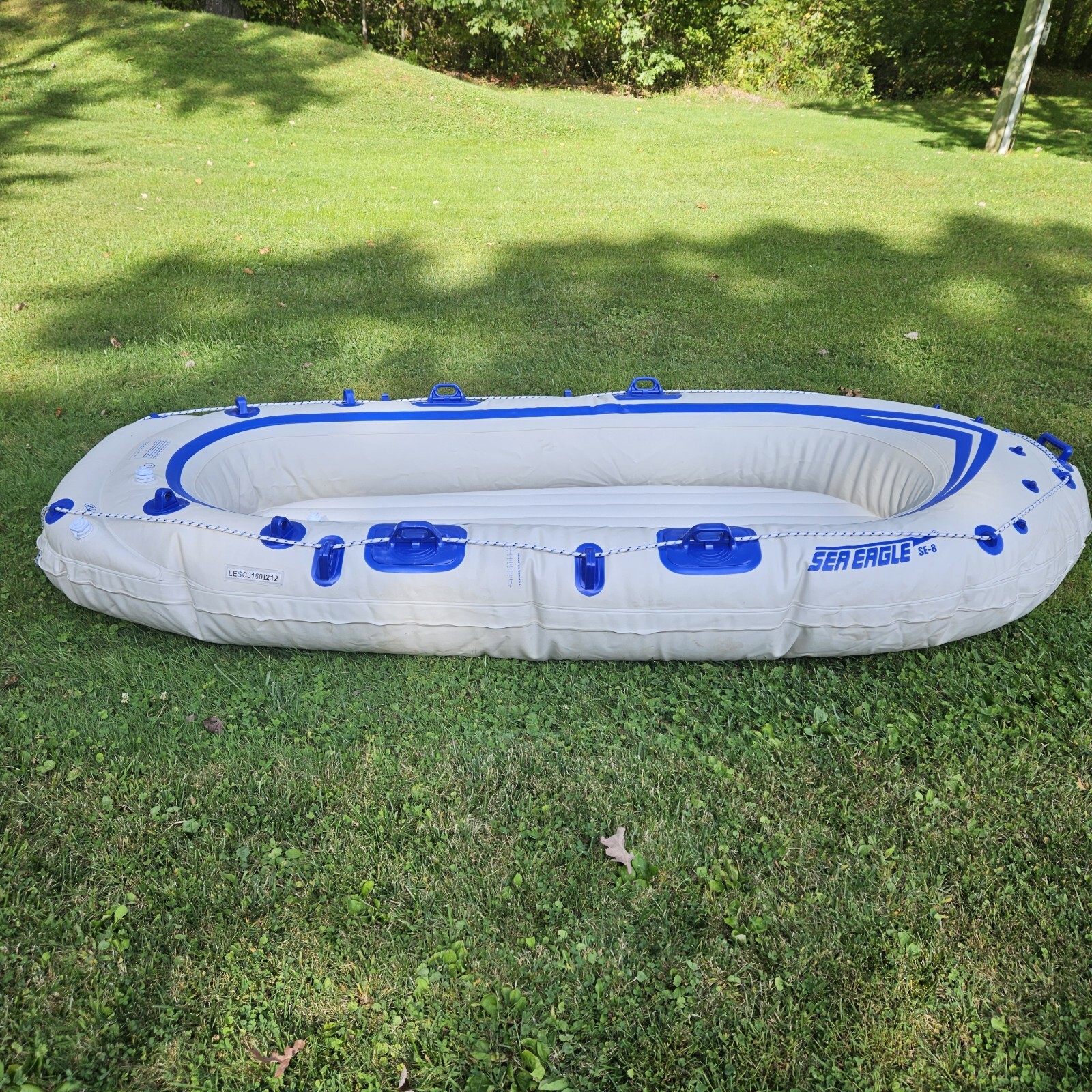 Sea Eagle SE8 Inflatable Boat 9 foot Inflatable Fishing Raft