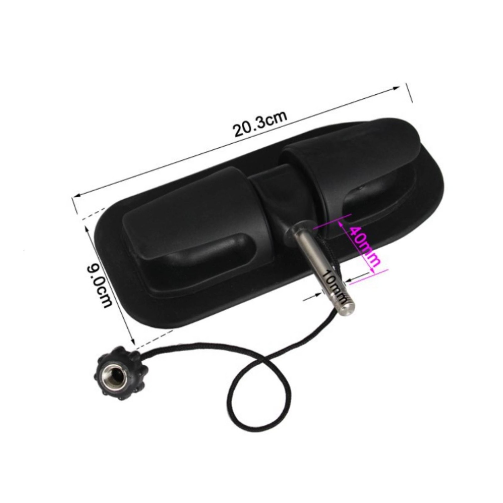 Inflatable Boat Paddle Lock Sturdy Raft Paddle Holder Lightweight for Fishing