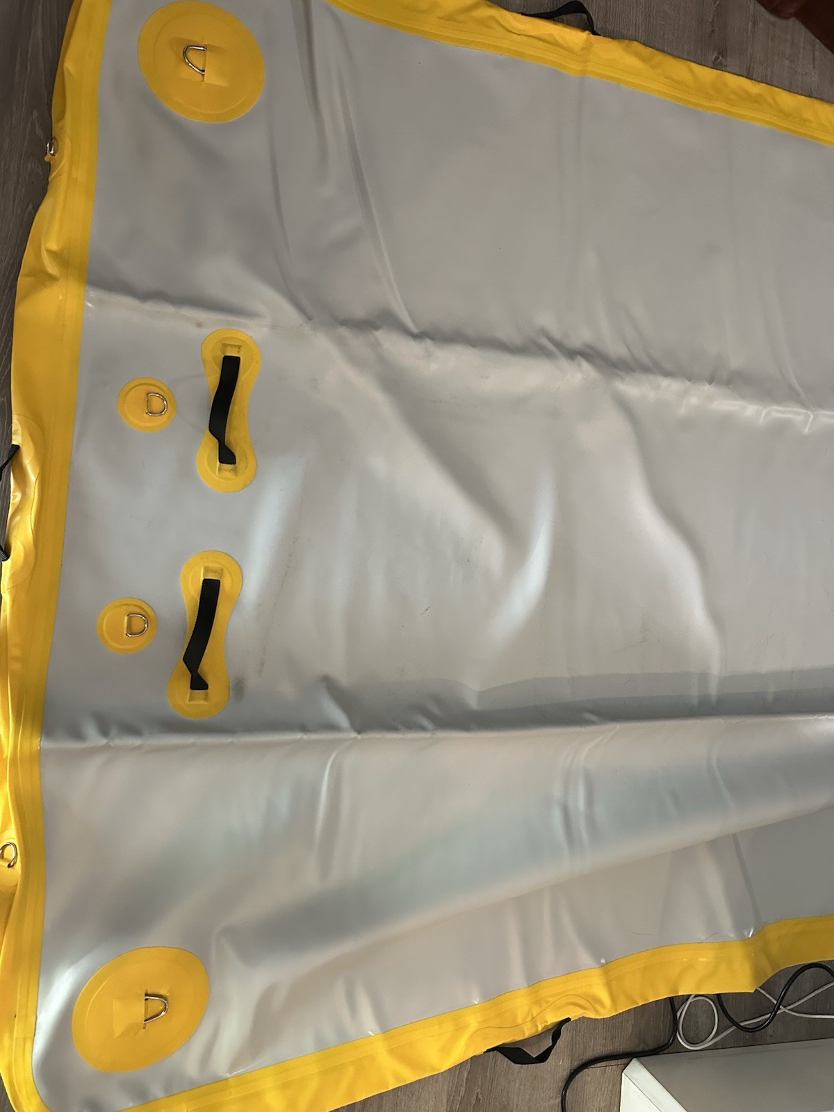 12’ X 6’ Inflatable Floating Dock Platform YELLOW