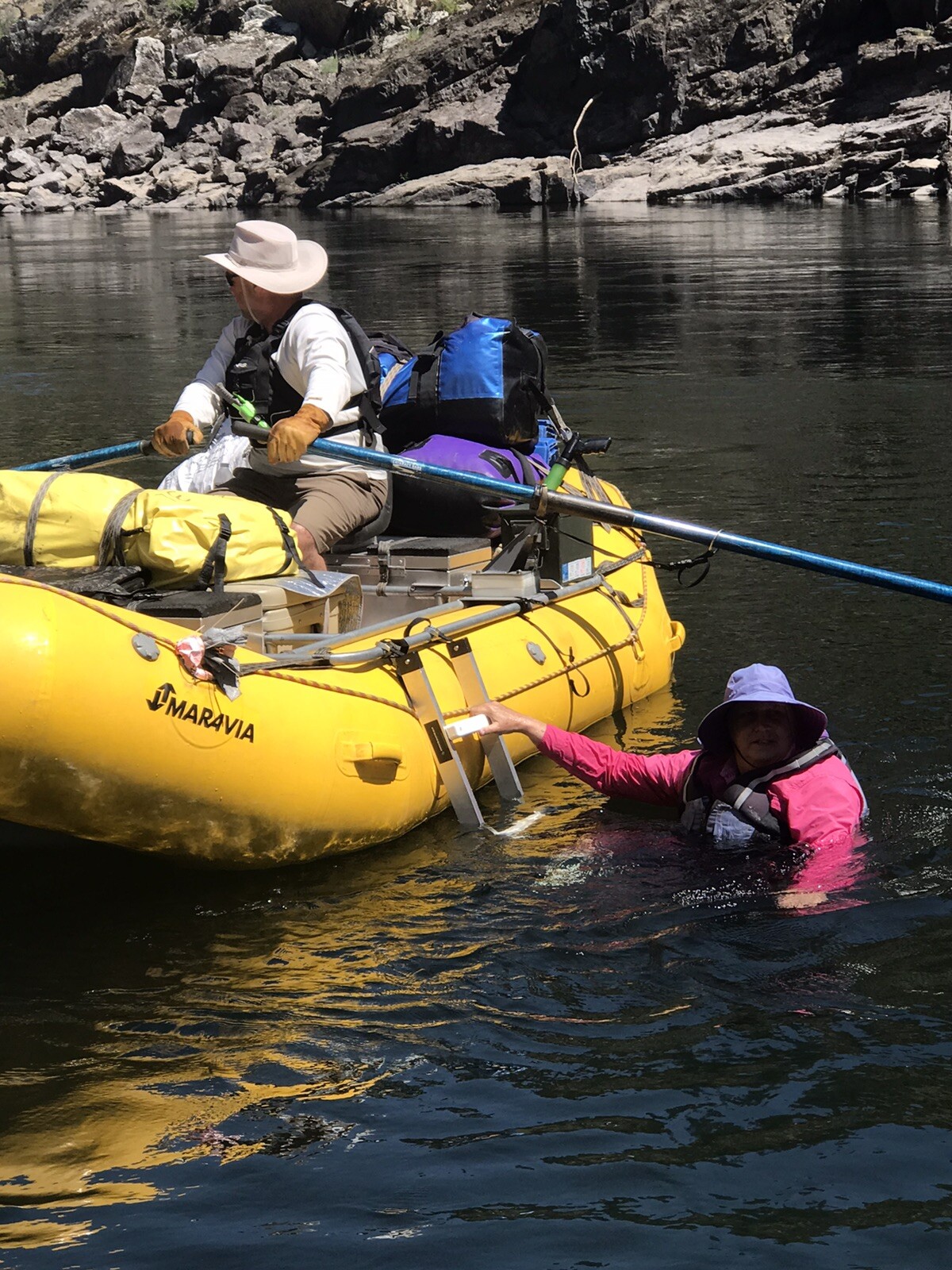 Aluminum Raft Ladder. (whitewater, Kayak, boat, outdoor Gear, Rafting)