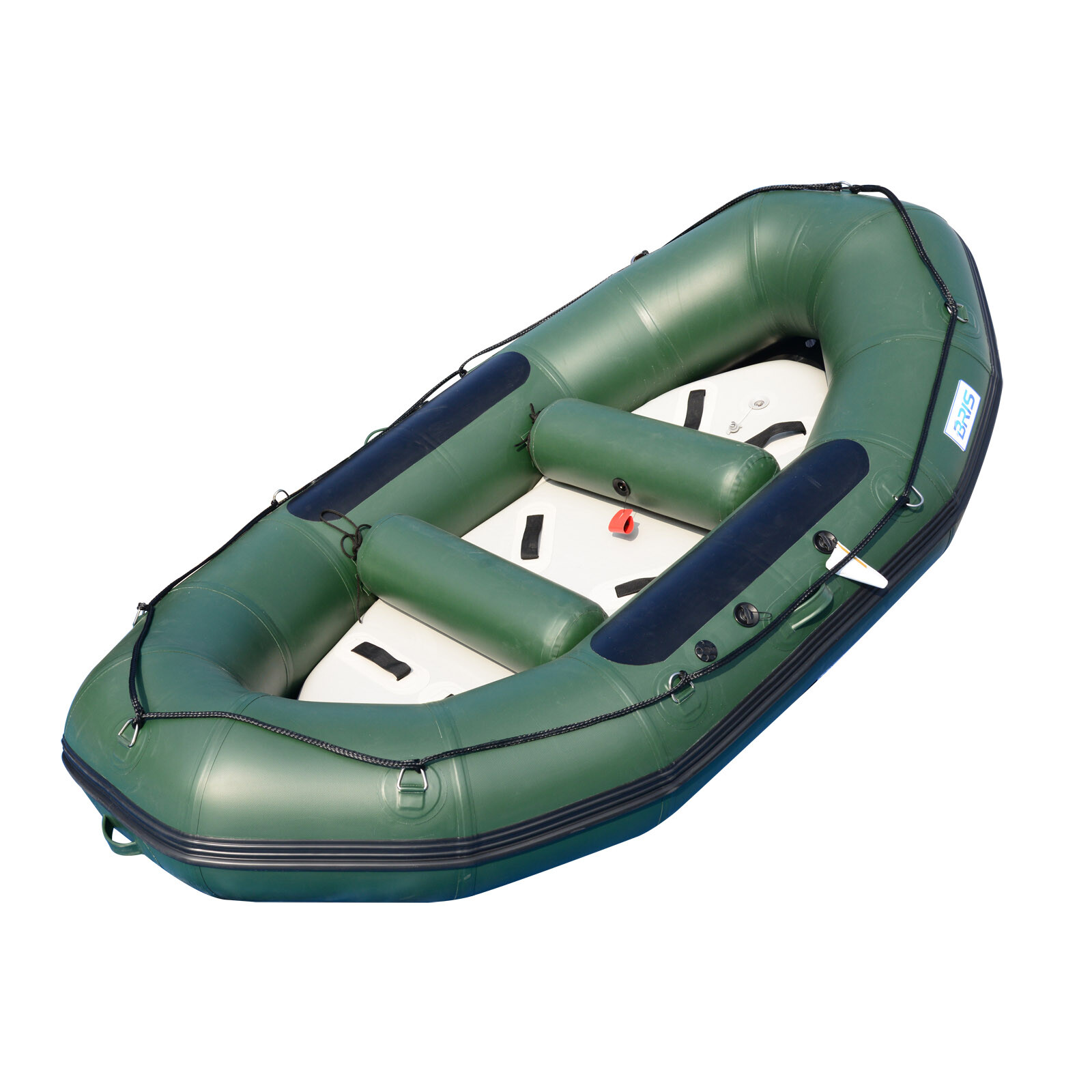 BRIS 9.8ft Inflatable White Water River Raft 2 Person Self Bailing Raft Dinghy