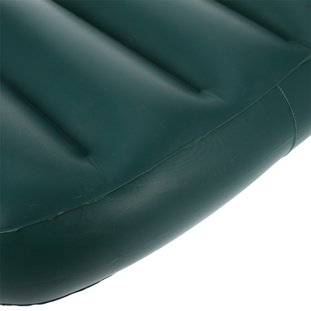 4Pcs Reusable Inflatable Boat Seat Cushions Dark Green PVC Lightweight for Kayak