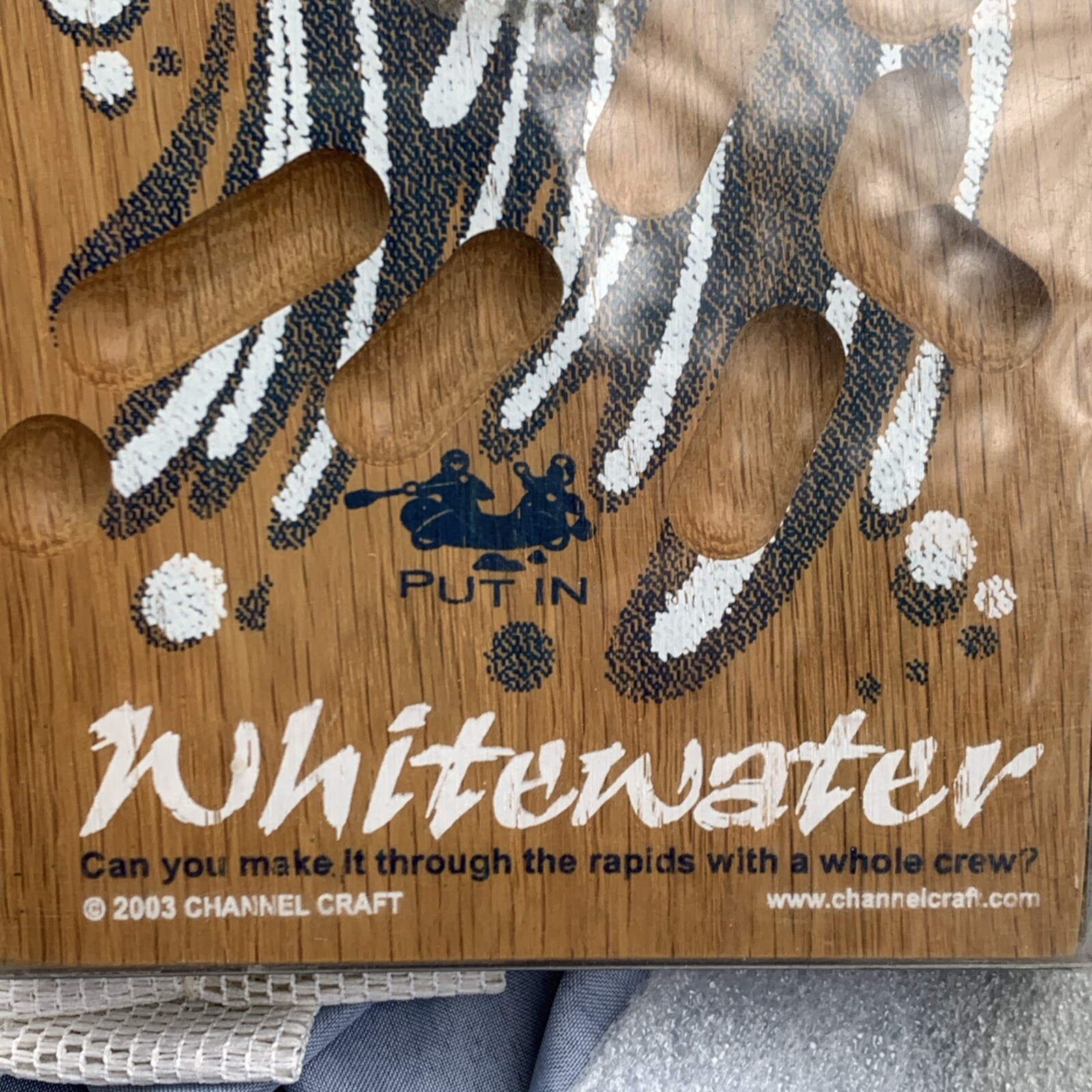 Classic 1995/2003 White Water Marble Game Channel Craft Charleroi Pennsylvania