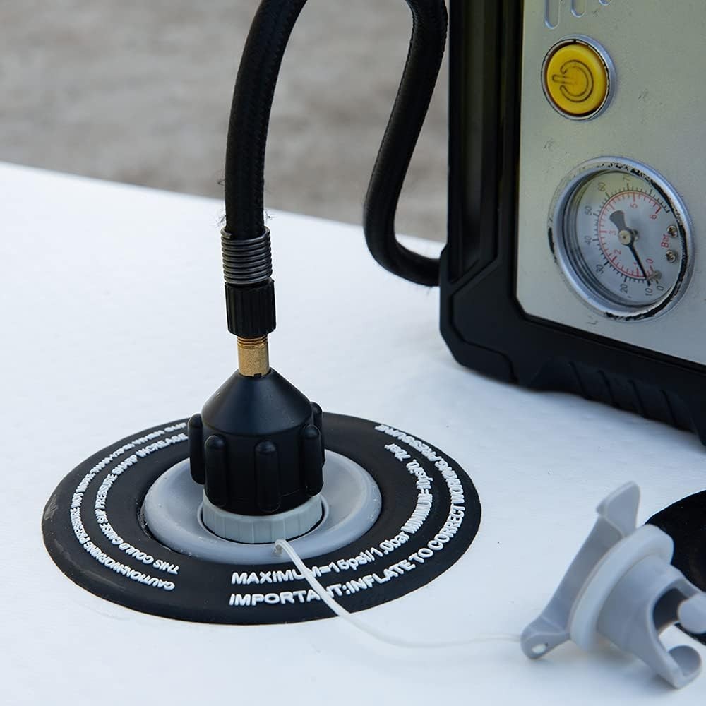 Versatile Inflatable Boat & SUP Pump Adapter – Fits Schrader Valve, 20 PSI