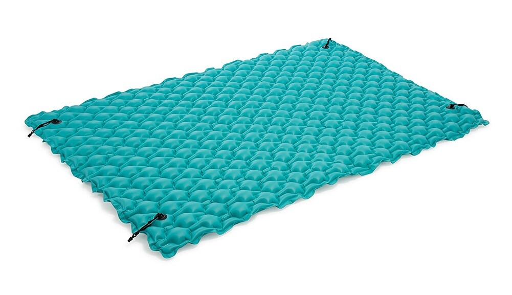 ***USEDINTEX GIANT 9.5foot INFLATABLE FLOATING WATER SWIMMING POOL LAKE MAT PLAT