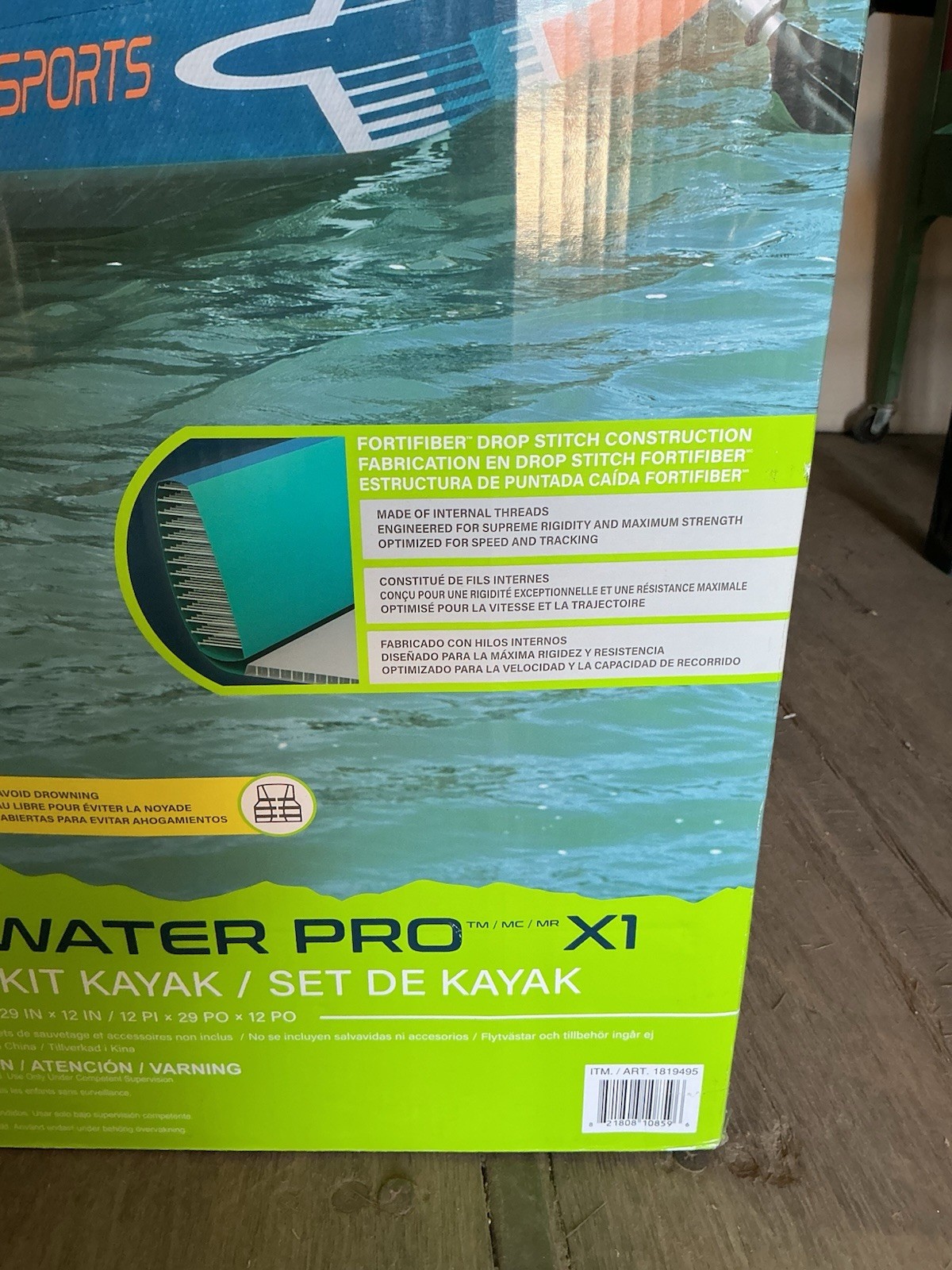 Tobin Sports Breakwater Pro X1 Inflatable Kayak