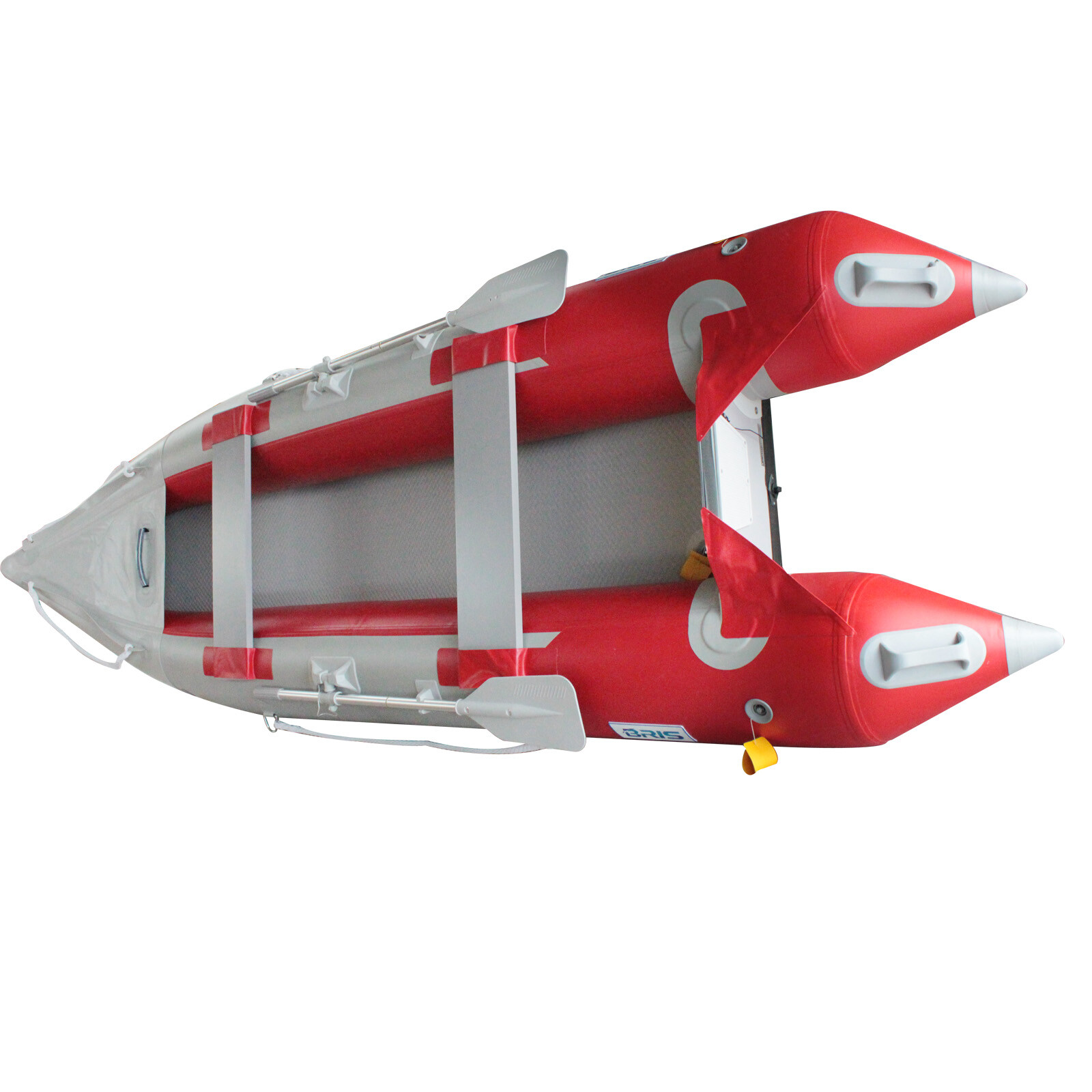 BRIS 12ft Inflatable Kayak Fishing Tender Inflatable Canoe Boat With Air Floor