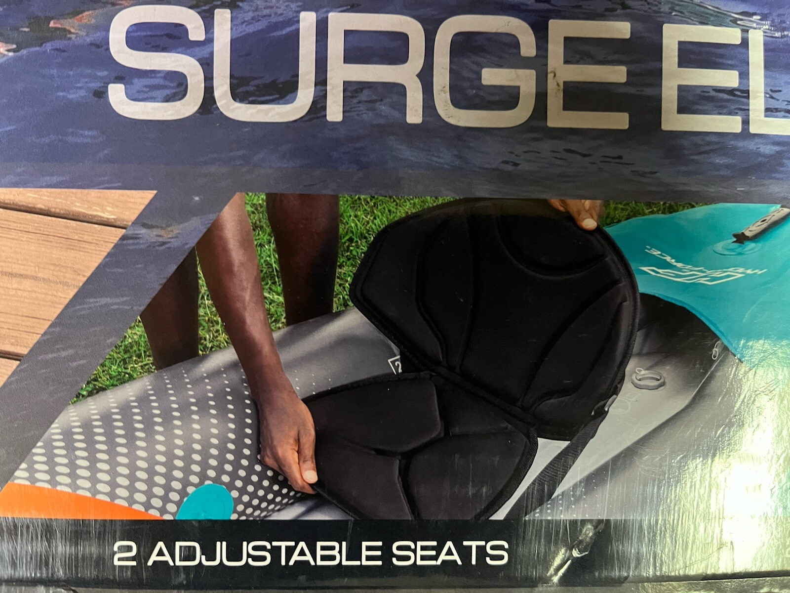 Hydro-Force Surge Elite X2 Inflatable Two-Person Kayak 12 Ft X2”