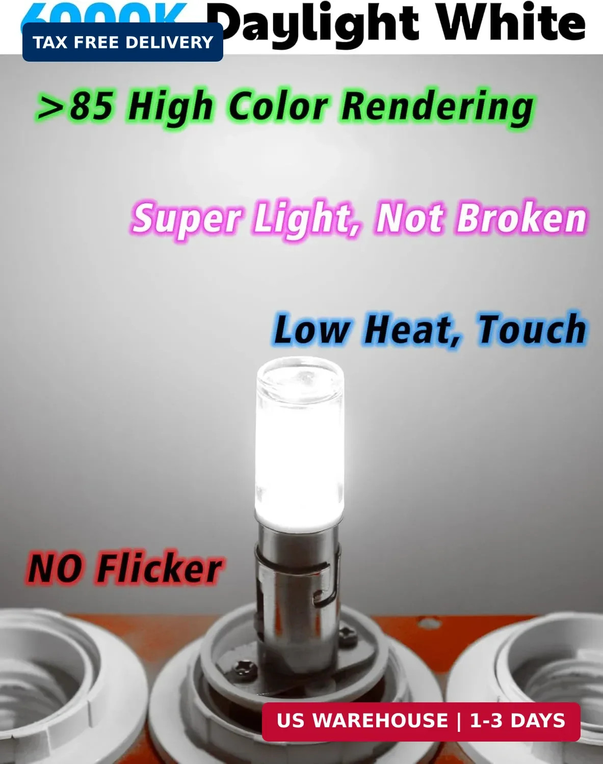 90 1004 BA15D Boat Bulbs Marine LED Bulb, 12V 24V White Navigation Lights | 40W