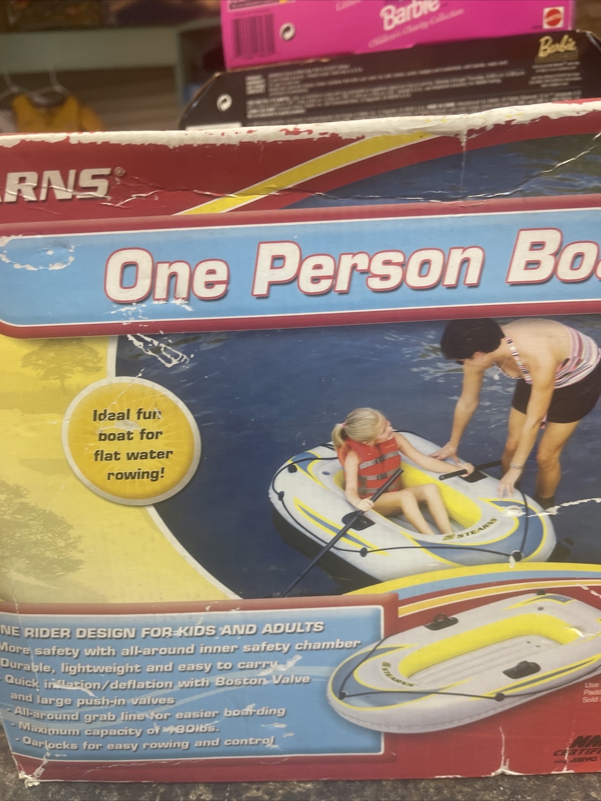 Stearns Inflatable One Person Boat Lightweight Design New Fast Shipping