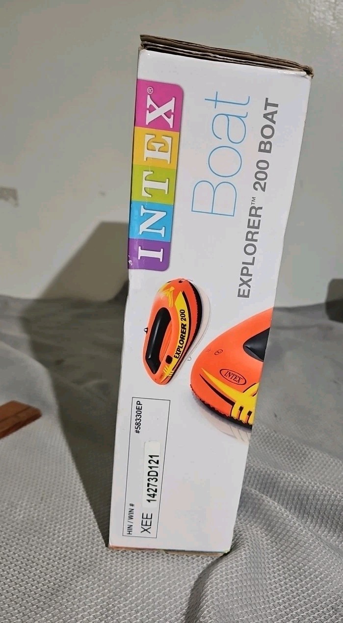 Intex Explorer 300 Compact Inflatable Three Person Raft Boat